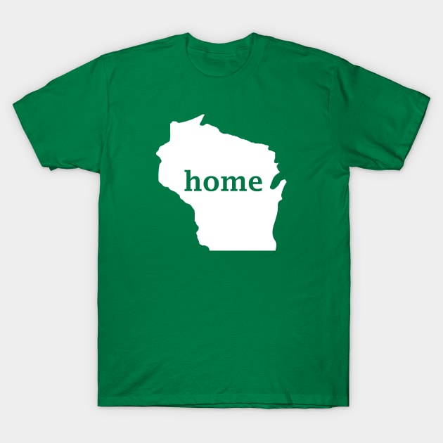 Wisconsin Home T-Shirt by TBM Christopher